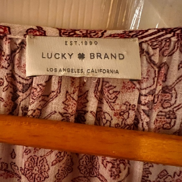 Lucky Brand Bohemian Patterned Blouse - Picture 6 of 8